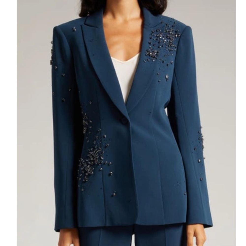 Cinqàsept bejeweled blazer